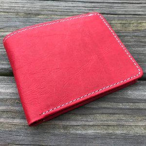 Valentine’s Day gift Wallet Men Bifold Card Holder leather handmade